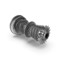Steam Turbine For Power Generation PNG & PSD Images
