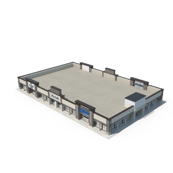 Strip Mall Building PNG & PSD Images