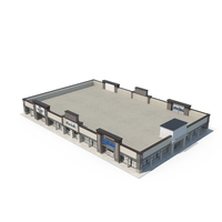 Strip Mall Building PNG & PSD Images