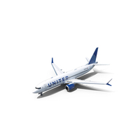 United Airlines Boeing 737 Max 8 PNG & PSD Images