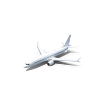 White Aircraft Boeing 737 MAX 8 In Flying PNG & PSD Images