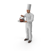 Professional Chef with Roasted Turkey PNG & PSD Images
