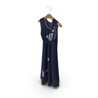 Elegant Sleeveless Dress On Hanger PNG & PSD Images