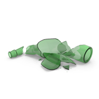 Shattered Glass Bottle PNG & PSD Images