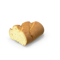 Half Of Baguette Bread PNG & PSD Images