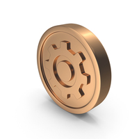 Coin Gear Bronze PNG & PSD Images