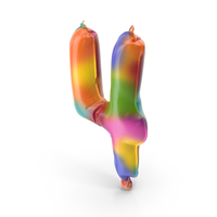 Rainbow Balloon 4 PNG & PSD Images
