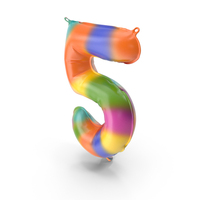 Rainbow Balloon 5 PNG & PSD Images