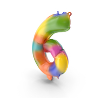 Rainbow Balloon 6 PNG & PSD Images