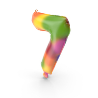 Rainbow Balloon 7 PNG & PSD Images