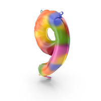 Rainbow Balloon 9 PNG & PSD Images