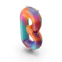 Rainbow Balloon B PNG & PSD Images