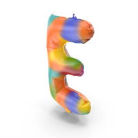 Rainbow Balloon E PNG & PSD Images