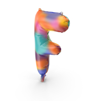 Rainbow Balloon F PNG & PSD Images