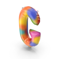 Rainbow Balloon G PNG & PSD Images