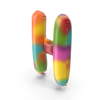 Rainbow Balloon H PNG & PSD Images