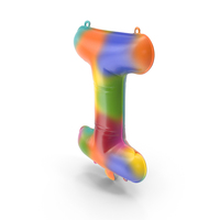 Rainbow Balloon I PNG & PSD Images