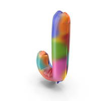 Rainbow Balloon J PNG & PSD Images