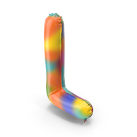 Rainbow Balloon L PNG & PSD Images