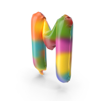 Rainbow Balloon M PNG & PSD Images