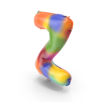 Rainbow Balloon Z PNG & PSD Images