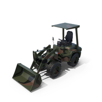 Small Military Wheeled Loader PNG & PSD Images