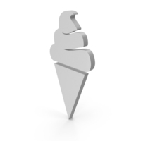 ICE CREAM ICON WHITE PNG & PSD Images