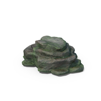Mossy Stone Mount PNG & PSD Images