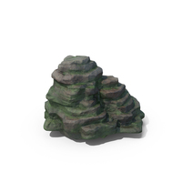 Mossy Stone Mount PNG & PSD Images