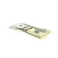 20 US Dollar Notes Money Ground PNG & PSD Images
