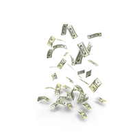 Falling 20 US Dollar Notes PNG & PSD Images