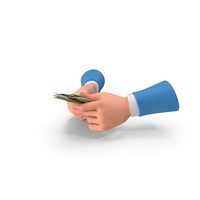 Hand Counting 20 US Dollar Money Notes Bill PNG & PSD Images