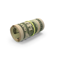 More 20 US Dollar Money Notes Rolled Bill PNG & PSD Images