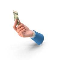 Showing Folded 20 US Dollar Money Note Hand PNG & PSD Images