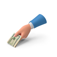 Two 20 US Dollar Money Notes Giving Hand PNG & PSD Images