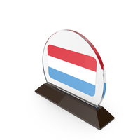 Luxembourg Flag Trophy PNG & PSD Images