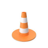 Traffic Cone Coloured Icon PNG & PSD Images