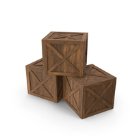Wooden Shipping Boxes Wooden Crates PNG & PSD Images