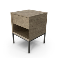 Melinda Nightstand Brown PNG & PSD Images