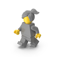 Lego Minifigure Female Walking PNG & PSD Images