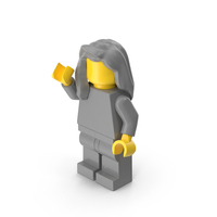 Lego Minifigure Female Arm Up PNG & PSD Images