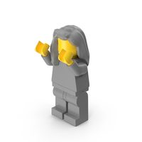 Lego Minifigure Female Arms Up PNG & PSD Images