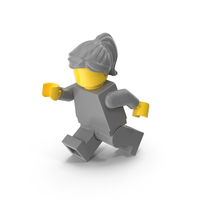 Lego Minifigure Female 3 Running PNG & PSD Images