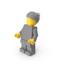 Lego Minifigure Female Bent Up PNG & PSD Images