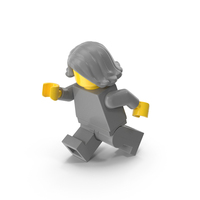 Lego Minifigure Female Running PNG & PSD Images