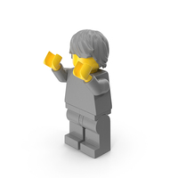 Lego Minifigure Male Arms Up PNG & PSD Images