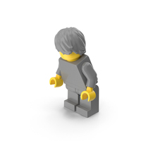 Lego Minifigure Male Bent Down PNG & PSD Images