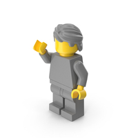 Lego Minifigure Male Arm Up PNG & PSD Images