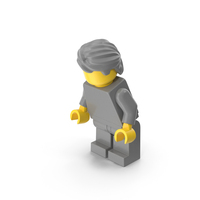 Lego Minifigure Male Bent Down PNG & PSD Images