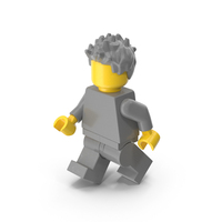 Lego Minifigure Male Walking PNG & PSD Images